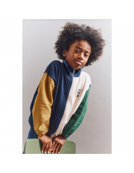 Cassius Zip-up Sweatshirt Classic Navy 3