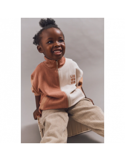 Cassius Zip-up Sweatshirt Tuscany Rose 3