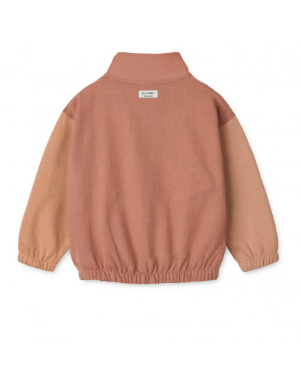 Cassius Zip-up Sweatshirt Tuscany Rose 2
