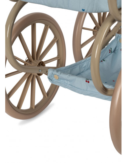 Minnie Bow Doll Pram Cherry Blue Coeur 4