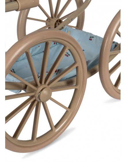 Minnie Bow Doll Pram Cherry Blue Coeur 2