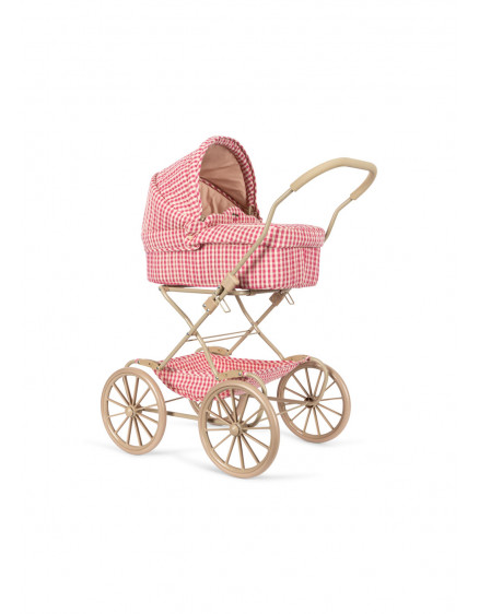 Cheecky Doll Pram Bubblegum Check