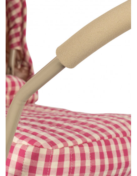 Cheecky Doll Pram Bubblegum Check 2
