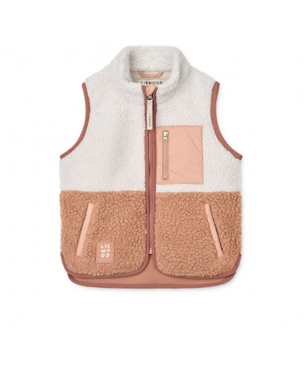 Vada Pile Vest Tuscany Rose