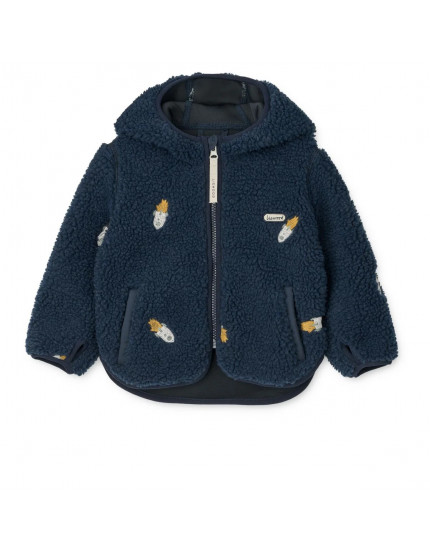 Mara Pile Jacket With Ears Rocket