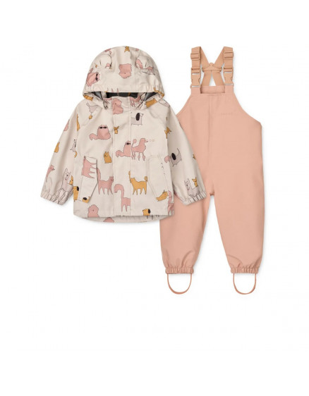 Manu Rainwear Set Cats and Dogs