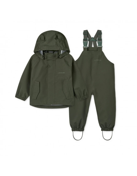 Manu Rainwear Set Hunter Green