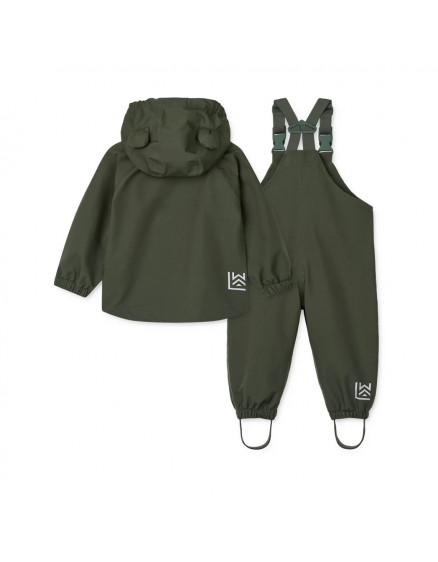 Manu Rainwear Set Hunter Green 2