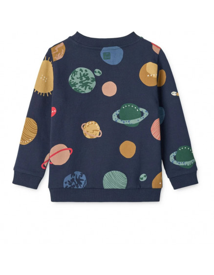 Thora Printed Sweatshirt Universe  2