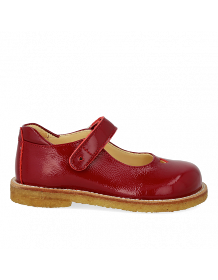 Туфлі Mary Jane with Heart & Velcro Cranberry 6
