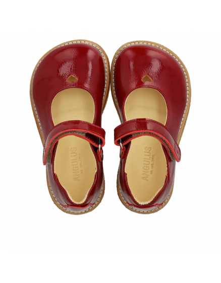 Туфлі Mary Jane with Heart & Velcro Cranberry 5
