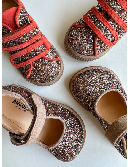 Mary Jane Sand Multi Glitter 4
