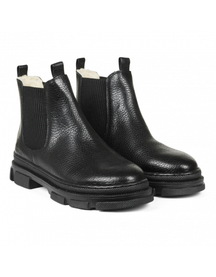 Чоботи Chelsea with wool Black