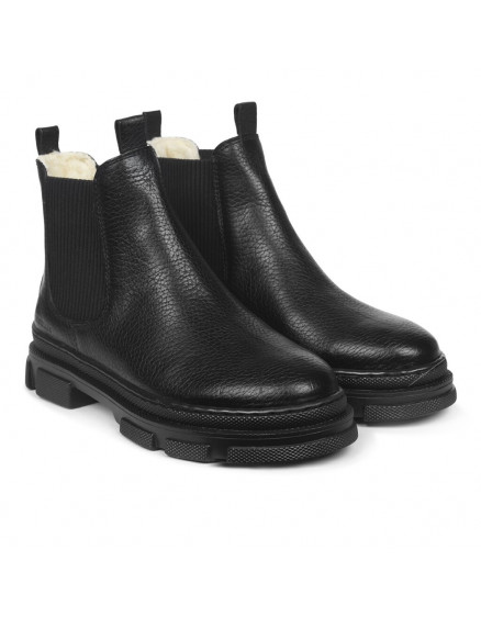 Чоботи Chelsea with wool Black 6