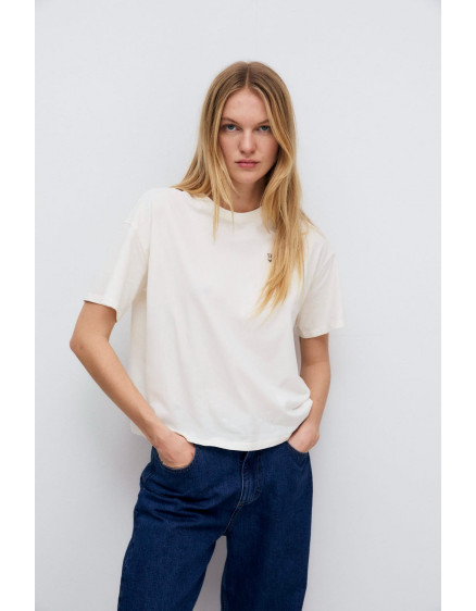 Mariana Woman T-Shirt Moonlight White