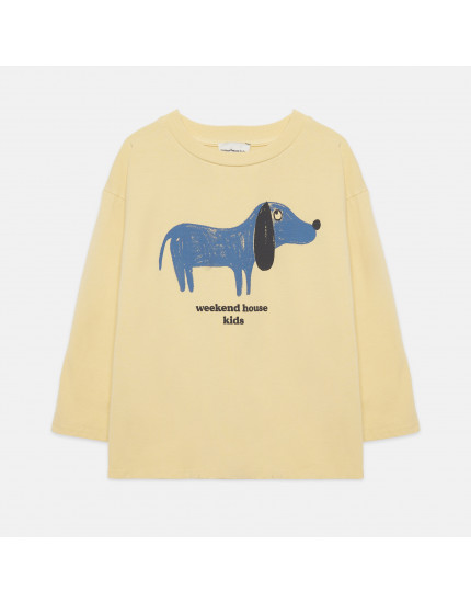 Blue Dog L/S T-shirt Yellow