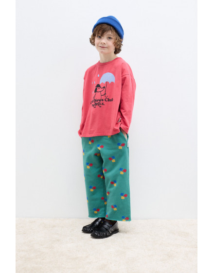 Лонгслів Rainy Dog Red 3