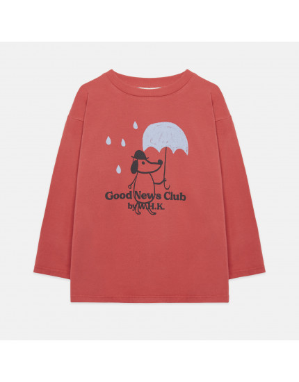Rainy Dog L/S T-shirt Red