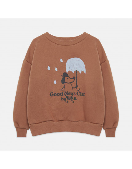 Rainy Dog Sweatshirt Brown