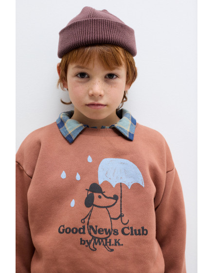 Rainy Dog Sweatshirt Brown 3