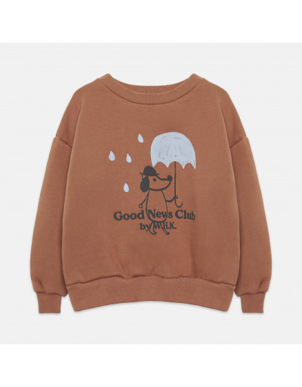 Rainy Dog Sweatshirt Brown