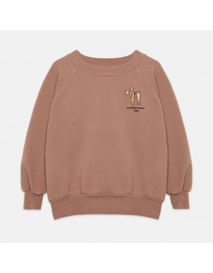 Toothbrush Sweatshirt Dusty Pink