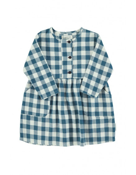 Short dress Blue & white checkered