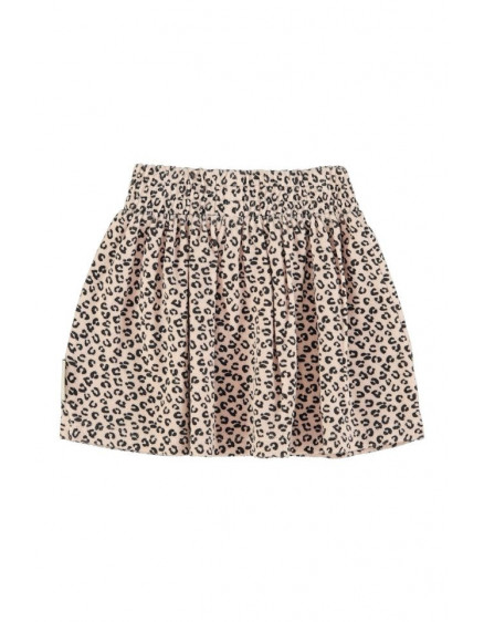 Short skirt Pale pink w/ animal print