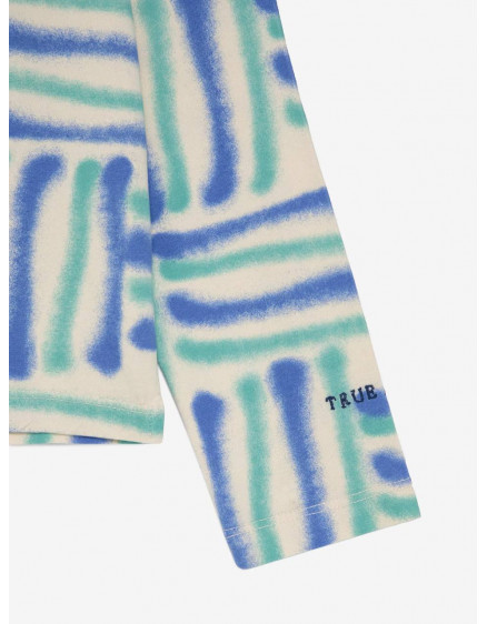 Aerosol Turtleneck T-shirt Turquoise 4