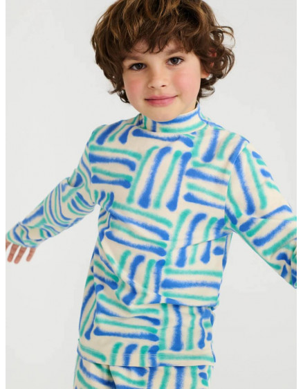 Aerosol Turtleneck T-shirt Turquoise 3