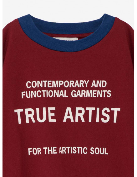 T-shirt nº18 Burgundy Red  3