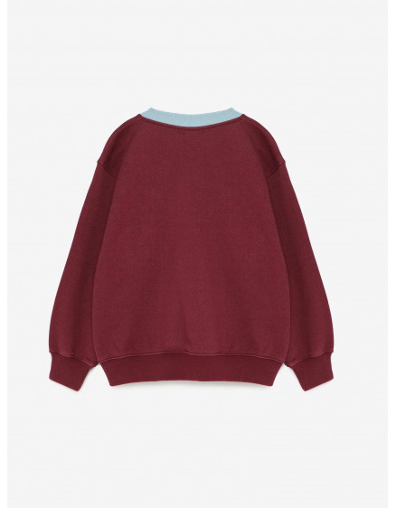 Sweatshirt nº09 Burgundy Red 5