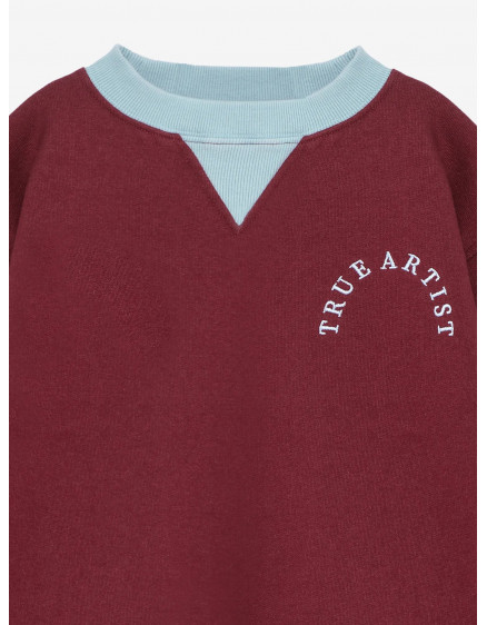 Sweatshirt nº09 Burgundy Red 4