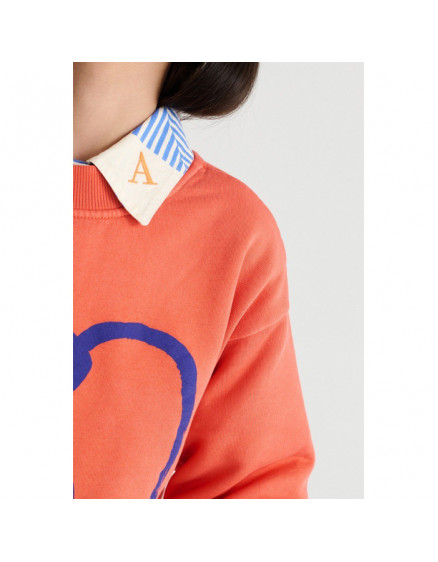 Small Hug Sweatshirt Red 5