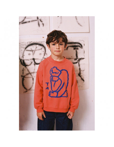 Small Hug Sweatshirt Red 3