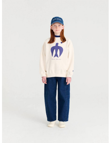 Світшот nº07 Ivory White Beige