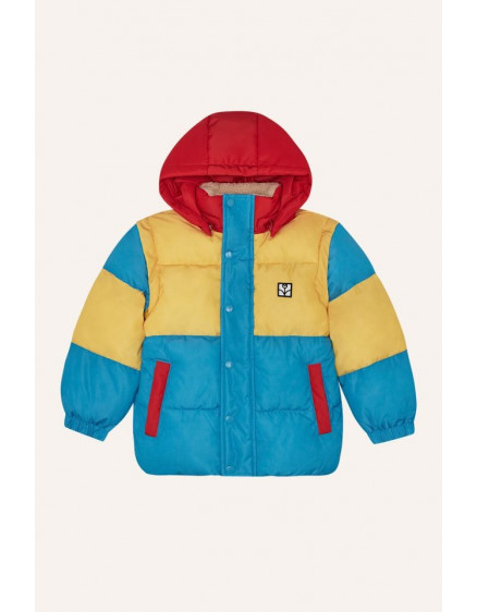 Block Blue Puffer Jacket