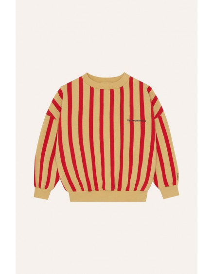 Red Stripes Sweatshirt