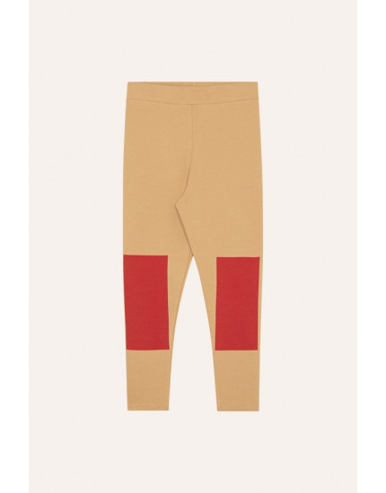 Yellow Knee Patch Leggings