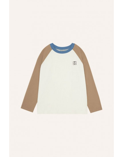 Color Block Ecru Tshirt