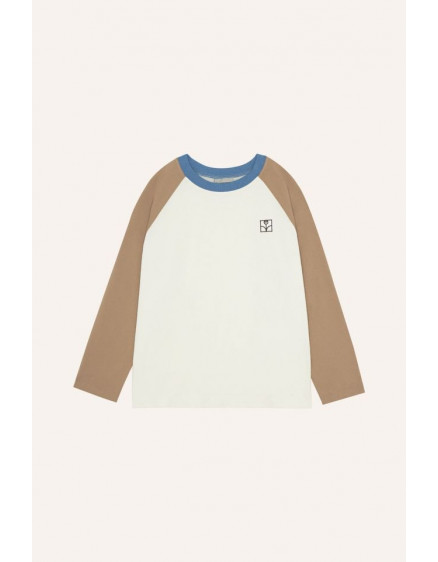 Color Block Ecru Tshirt