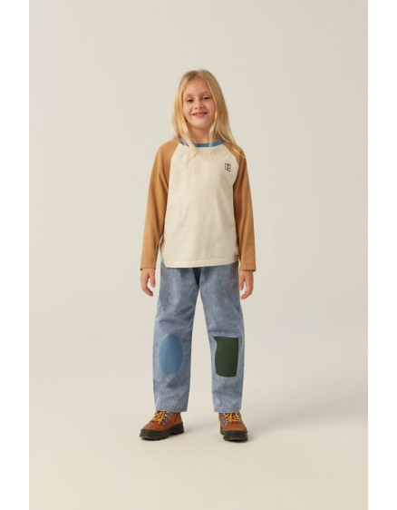 Color Block Ecru Tshirt 2