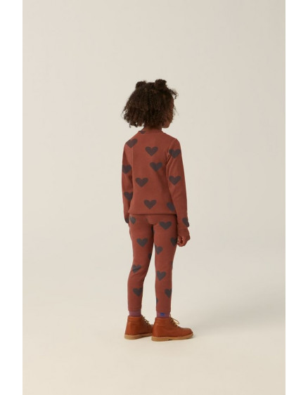 Hearts Brown Leggings 3