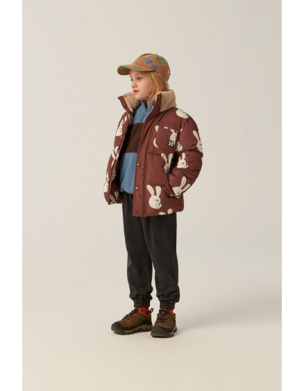 Rabbits Brown Puffer Jacket 2