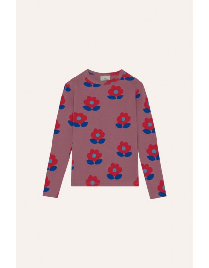 Big Flowers Purple Tshirt