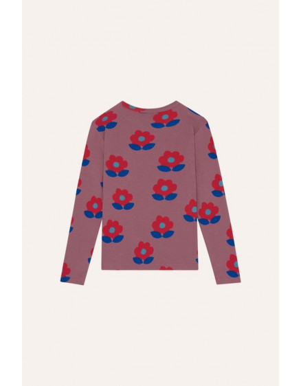 Big Flowers Purple Tshirt 2