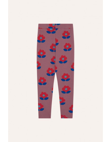 Big Flowers Purple Leggings
