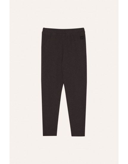 Grey Leggings Rib