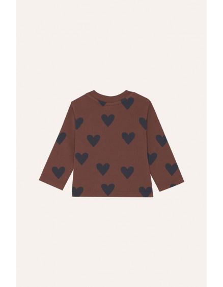 Лонгслів Hearts Brown Baby 2