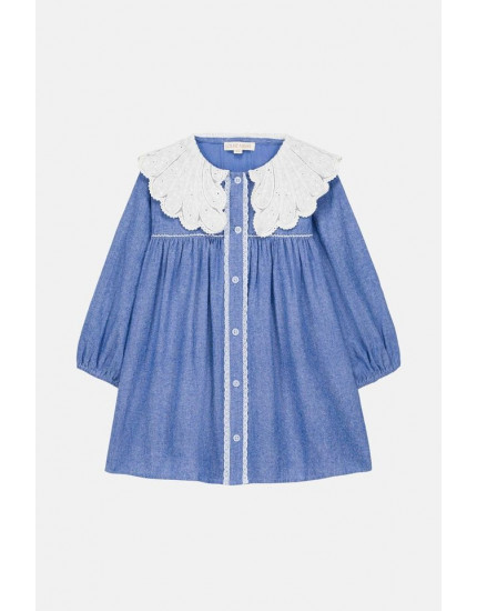 Dress Hyacinte Chambray Blue 10Y